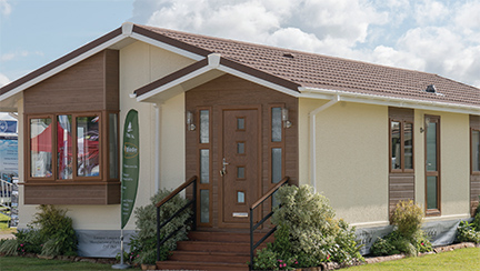 Exterior of Badminton Residential Park Home